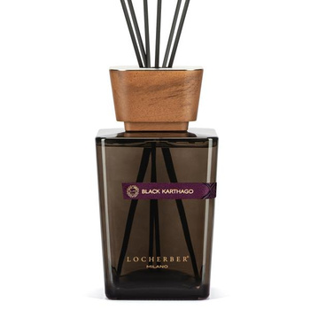 Szklany dyfuzor zapachu - 2500 ml - Locherber Milano | Black Karthago Skyline