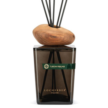 Szklany dyfuzor zapachu z rzeźbioną nasadką - 2500 ml - Locherber Milano | Tuscan Feeling Skyline