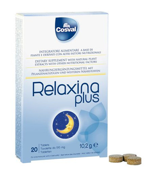 Naturalny preparat ułatwiający zasypianie – RELAXINA PLUS 20